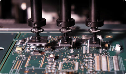 Pick-up Heads on Pick and Place Machine